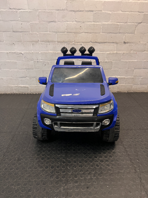 Blue Wild Pickup Kids 4x4 Ride-On Toy