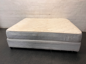 Durapedic Queen Base Set — Visible Wear and Surface Discolouration