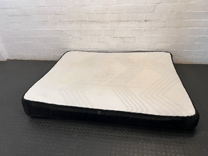 Queen Size Mattress with Chevron Detail - 2ndhandwarehouse.com