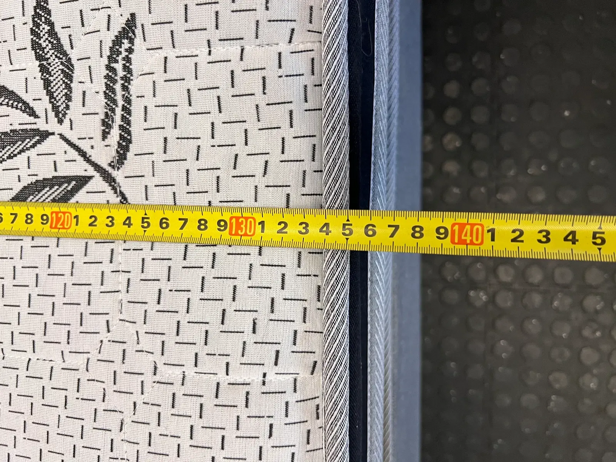 "Bed of Dreams" Double Bed, Mattress & Base Set - Grey & White - 2ndhandwarehouse.com