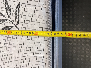 "Bed of Dreams" Double Bed, Mattress & Base Set - Grey & White - 2ndhandwarehouse.com