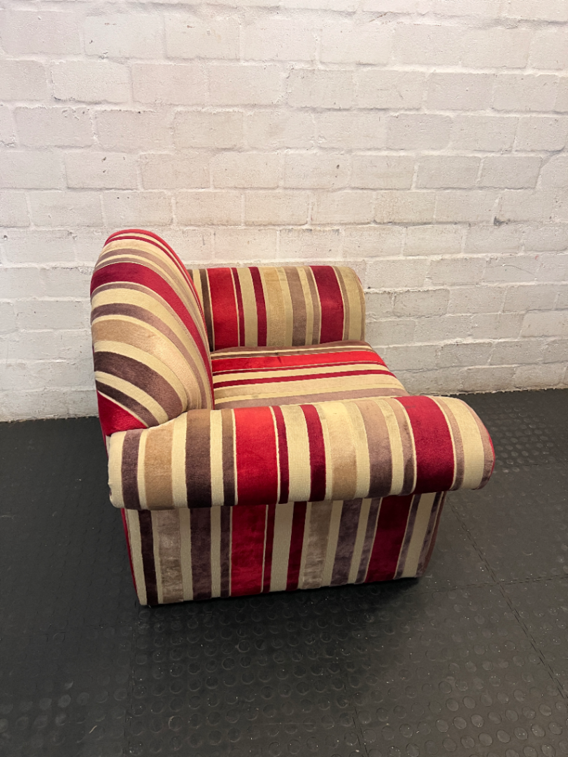 Stripped 1-Seater Armchair - Fair Condition with Surface Marks - 2ndhandwarehouse.com