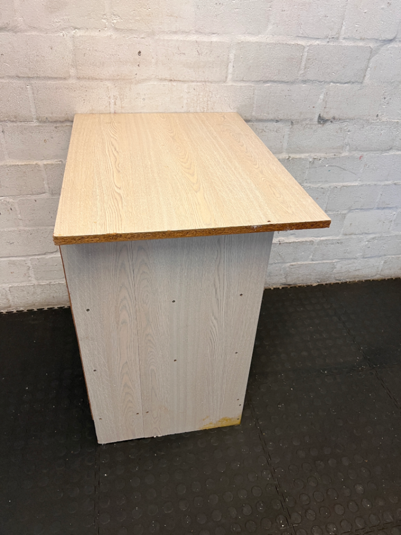 Light Oak-Look Storage Unit - Visible Edge Wear - 2ndhandwarehouse.com