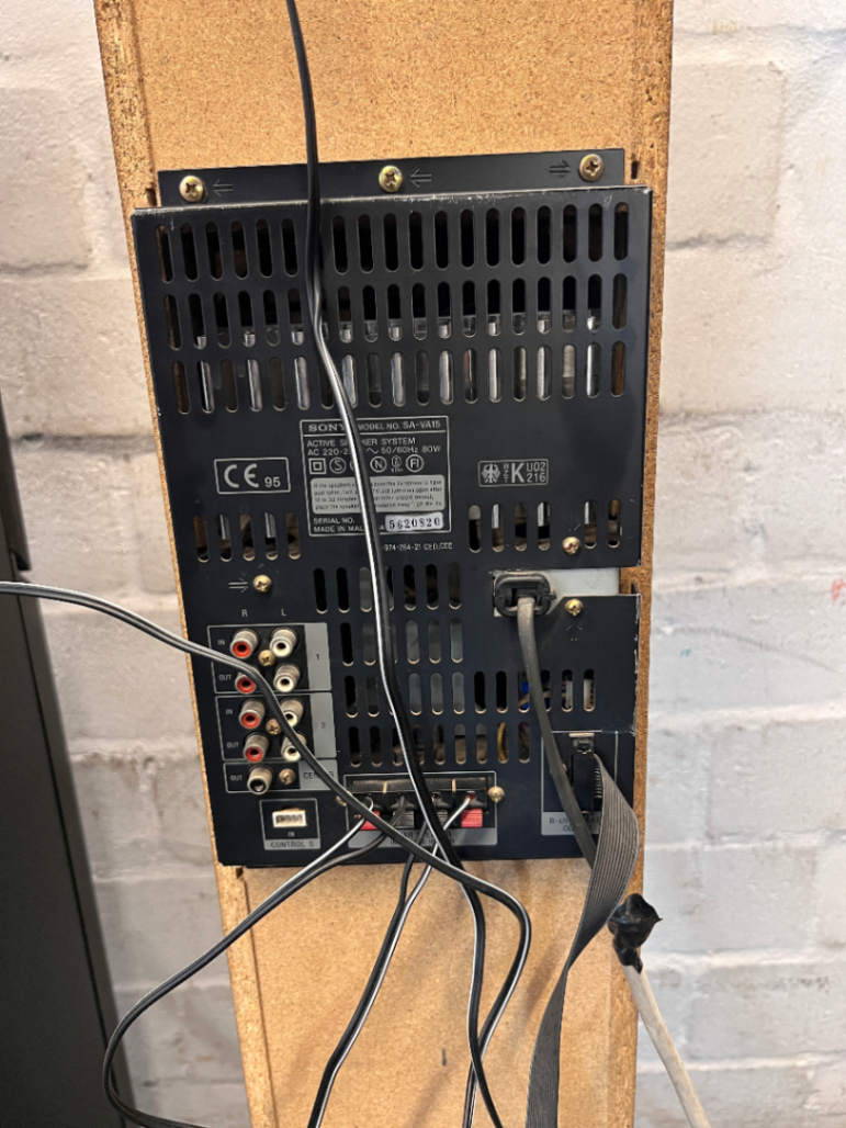 Sony Home Theater Speaker System - Well Used with Surface Dust - 2ndhandwarehouse.com