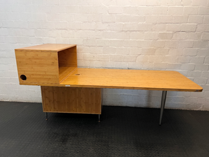 Single Door Under-Desk Cabinet - Visible Scuffs and Marks - 2ndhandwarehouse.com