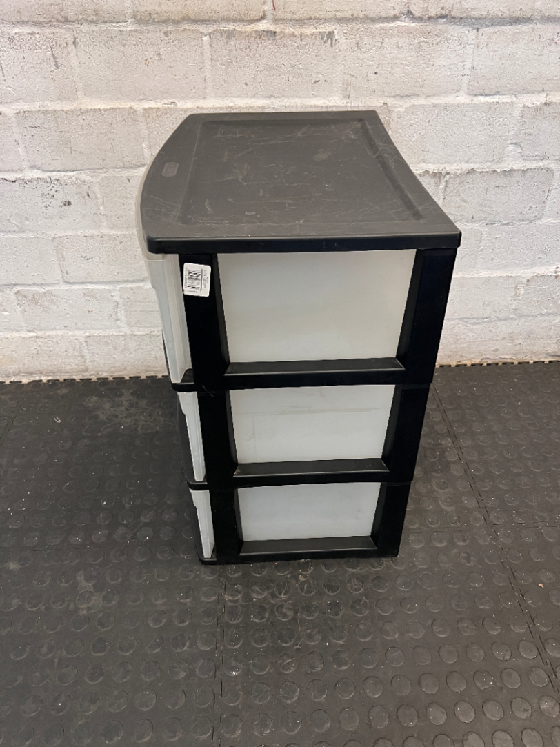 Addis 3-Drawer Plastic Storage Unit - 2ndhandwarehouse.com