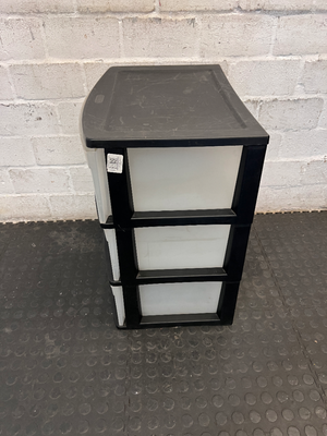 Addis 3-Drawer Plastic Storage Unit - 2ndhandwarehouse.com
