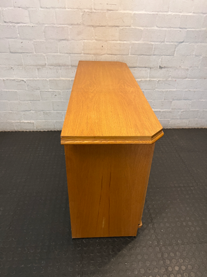 Solid Oak Three-Door Sideboard — Very Good Condition - 2ndhandwarehouse.com