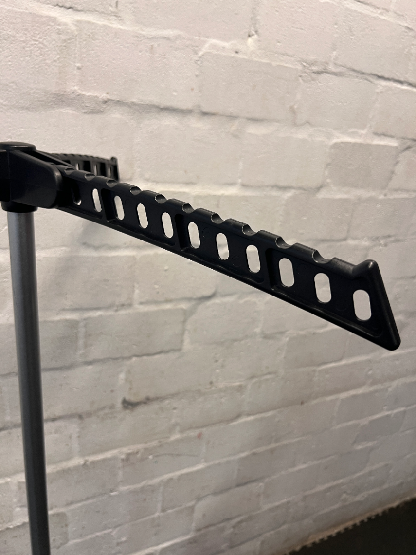 Portable Tripod Clothing Rack with Hanger Slots — Good Working O - 2ndhandwarehouse.com