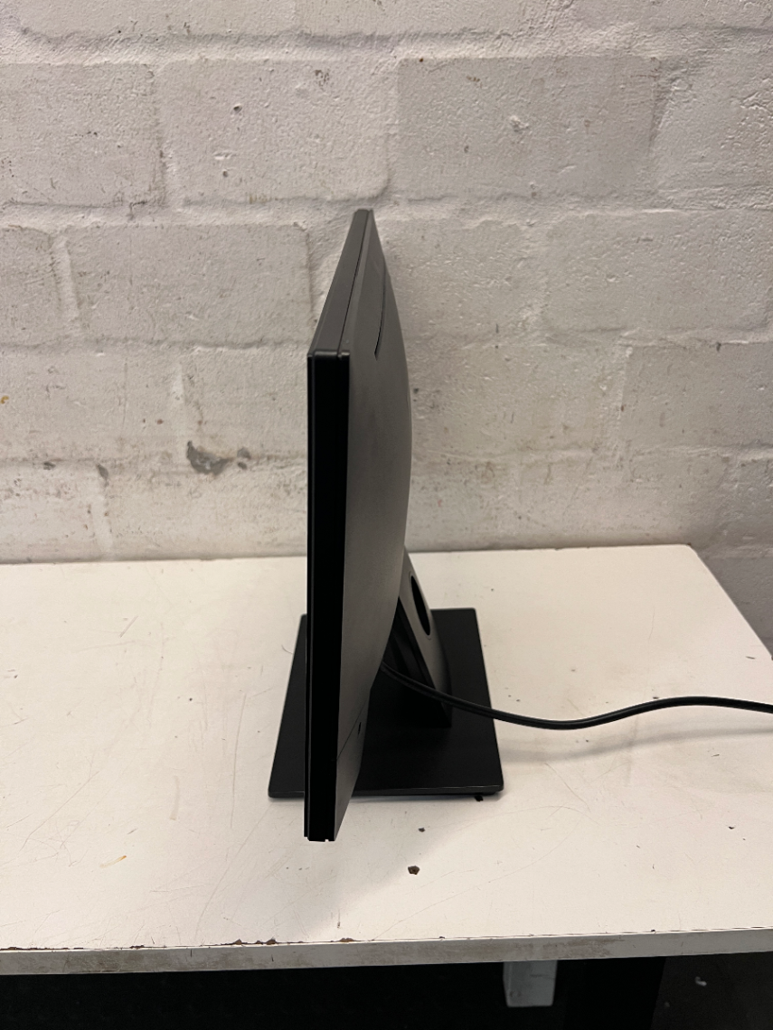 Black Dell Computer Monitor on Pedestal Stand — Good Working O - 2ndhandwarehouse.com