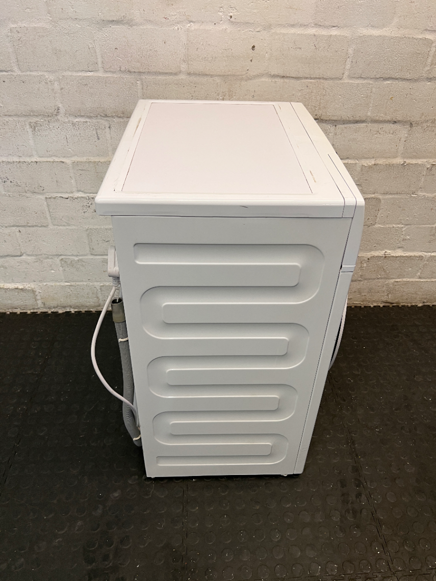 Defy White Front Loader Washing Machine — Good Working Order with Minor Scuffs