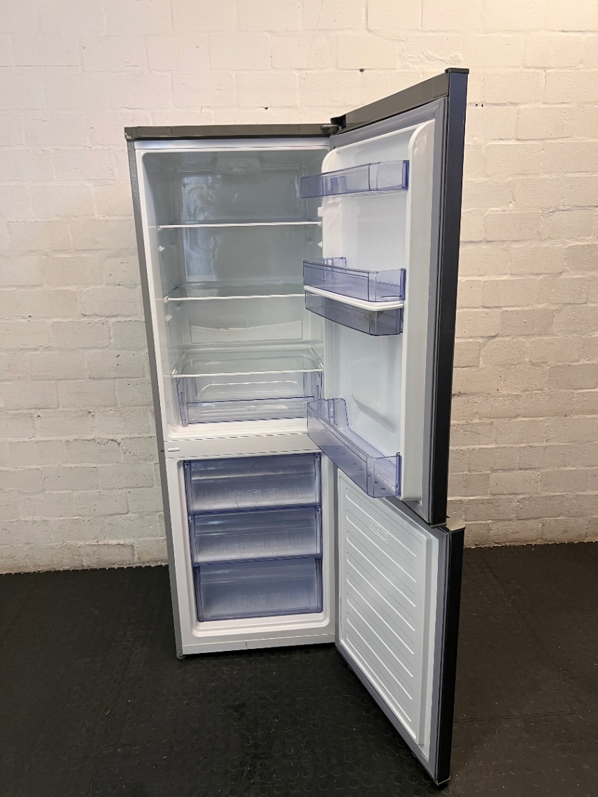 Defy Silver Fridge Freezer with Water Dispenser — Good Working Order