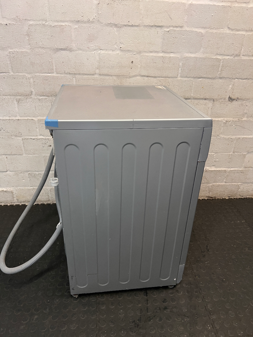 LG 7kg Front Loader Washing Machine in Grey — Good Working Order with Surface Scuffs - 2ndhandwarehouse.com