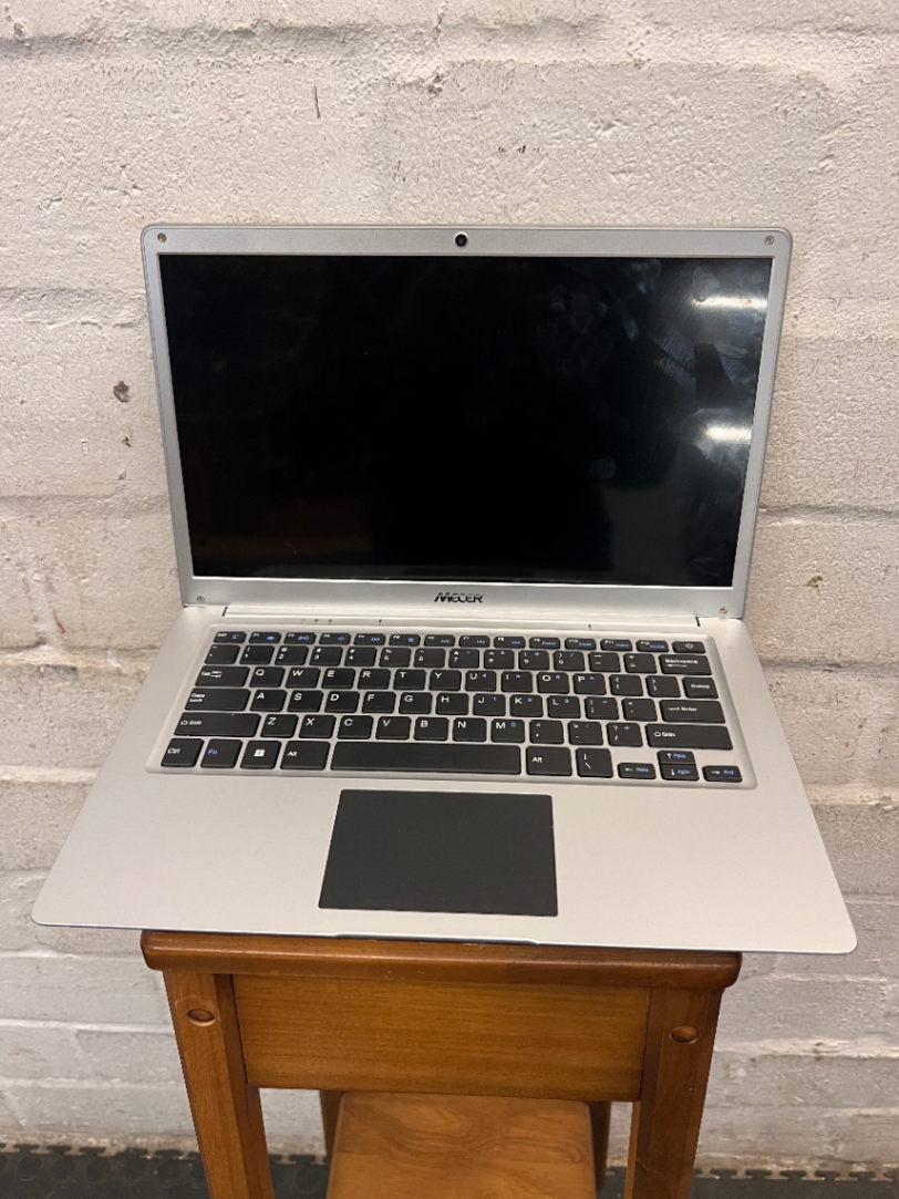 Mecer Silver Slimline Laptop — Keyboard Faults and Password Protected