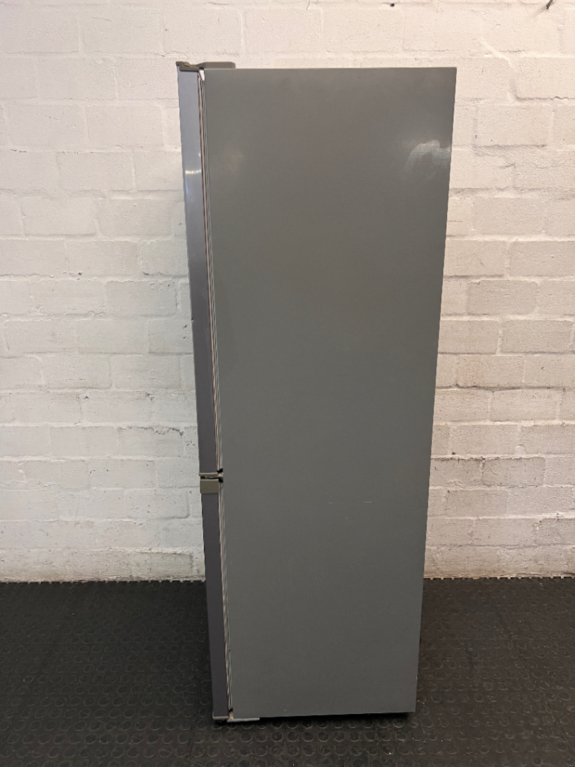 Hisense Metallic Silver Bottom Mount Fridge Freezer — Clean and Tested Fridge Freezer