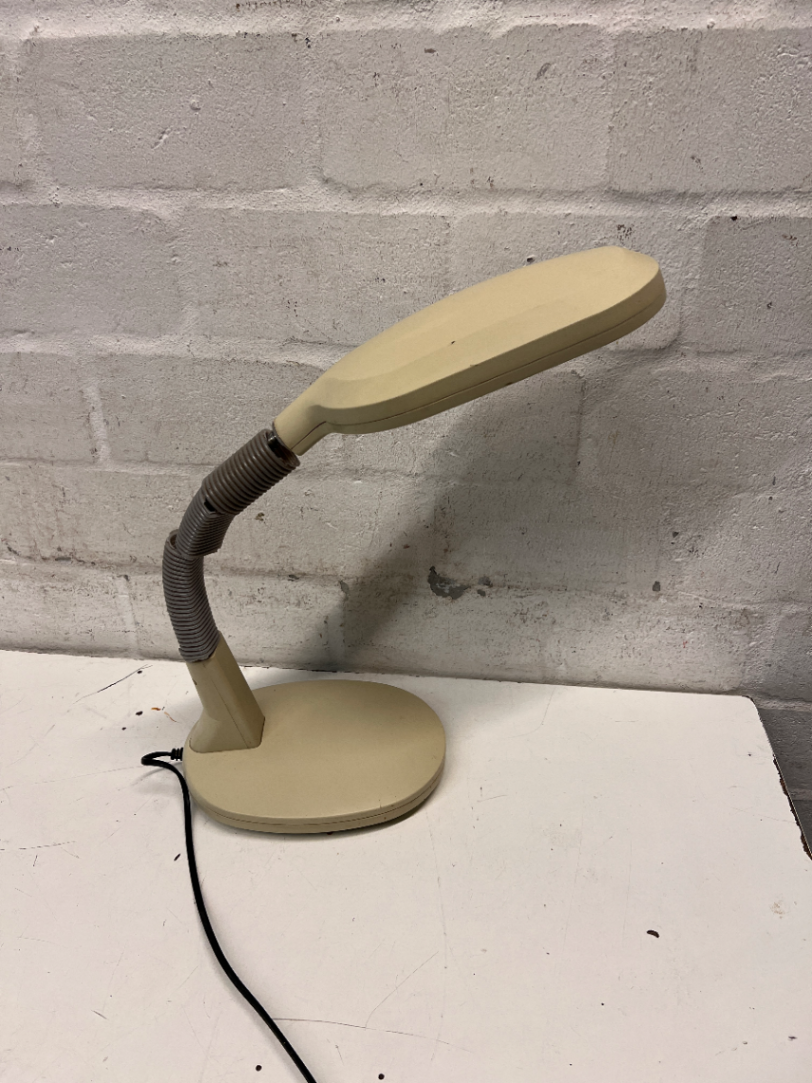 Adjustable Flexible Gooseneck Desk Lamp — Well Used with Discolouration