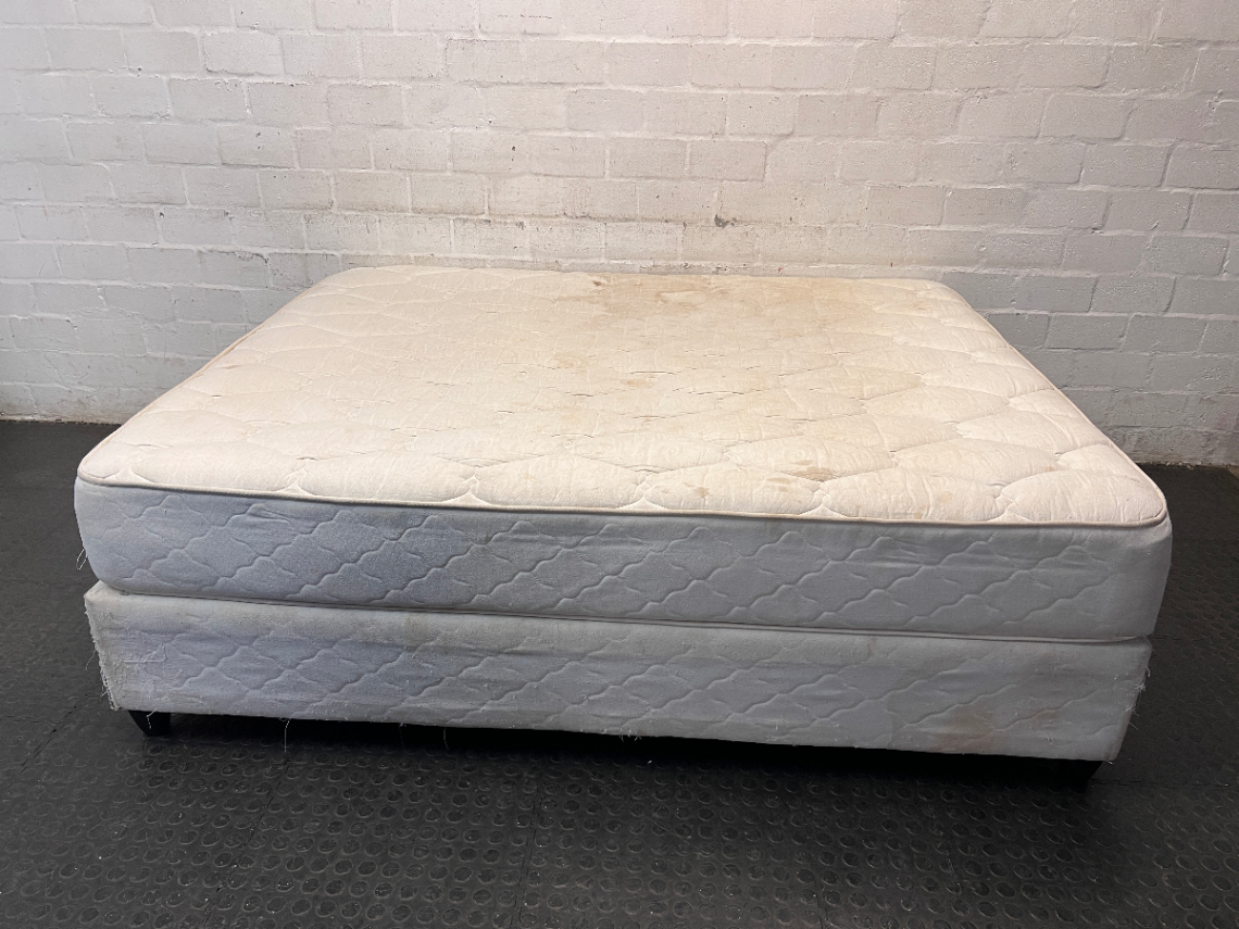 Durapedic Queen Base Set — Visible Wear and Surface Discolouration