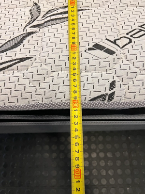 "Bed of Dreams" Double Bed, Mattress & Base Set - Grey & White - 2ndhandwarehouse.com