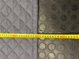 Charcoal Grey Diamond Quilted Blanket Throw - 210cm x 195cm - 2ndhandwarehouse.com