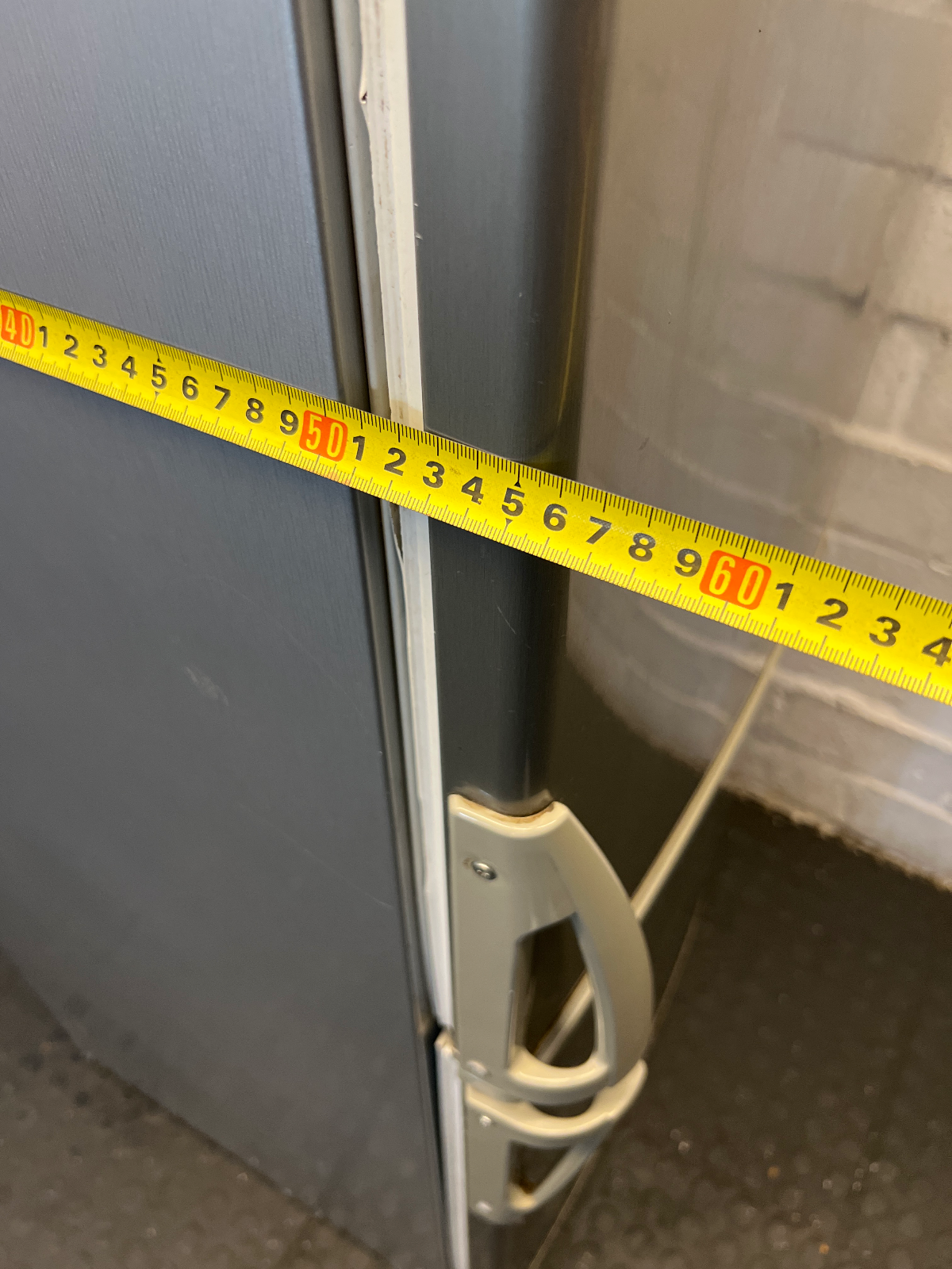 Sleek Silver Whirlpool Double Door Fridge/Freezer - 2ndhandwarehouse.com