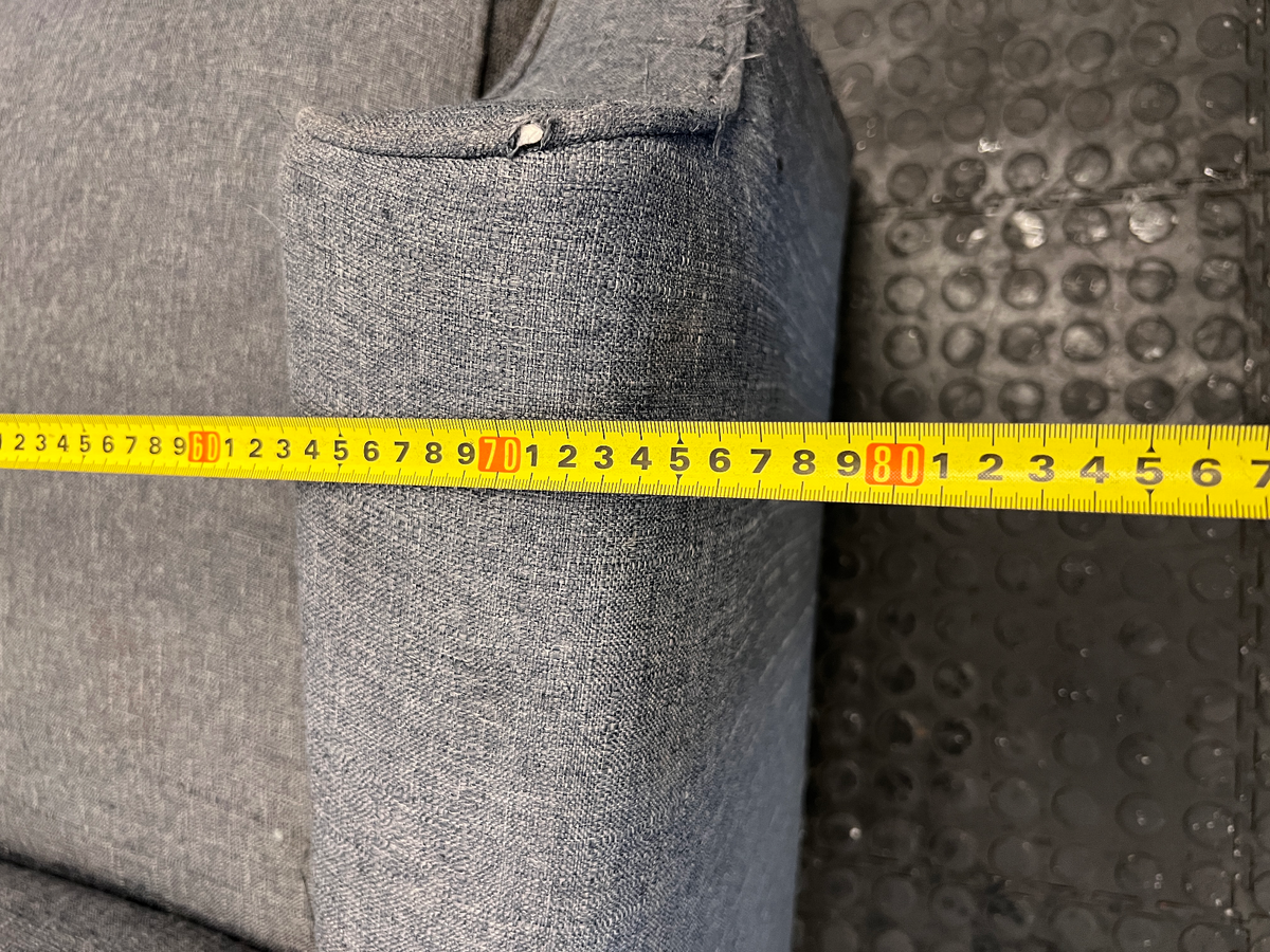 Lazy Boy Grey Fabric Recliner Armchair - Well Used - 2ndhandwarehouse.com