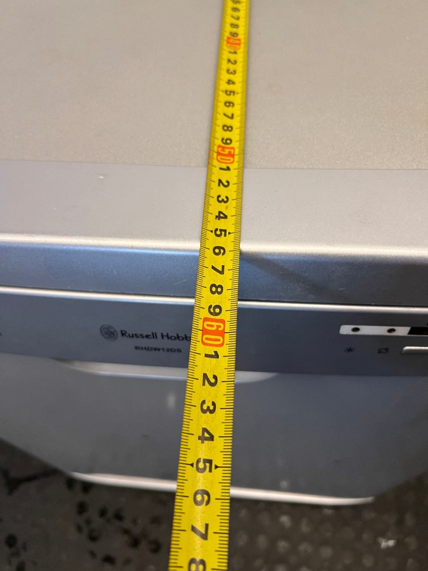 Russell Hobbs 12-Place Dishwasher - Exterior Scuffs, Working 100% - 2ndhandwarehouse.com