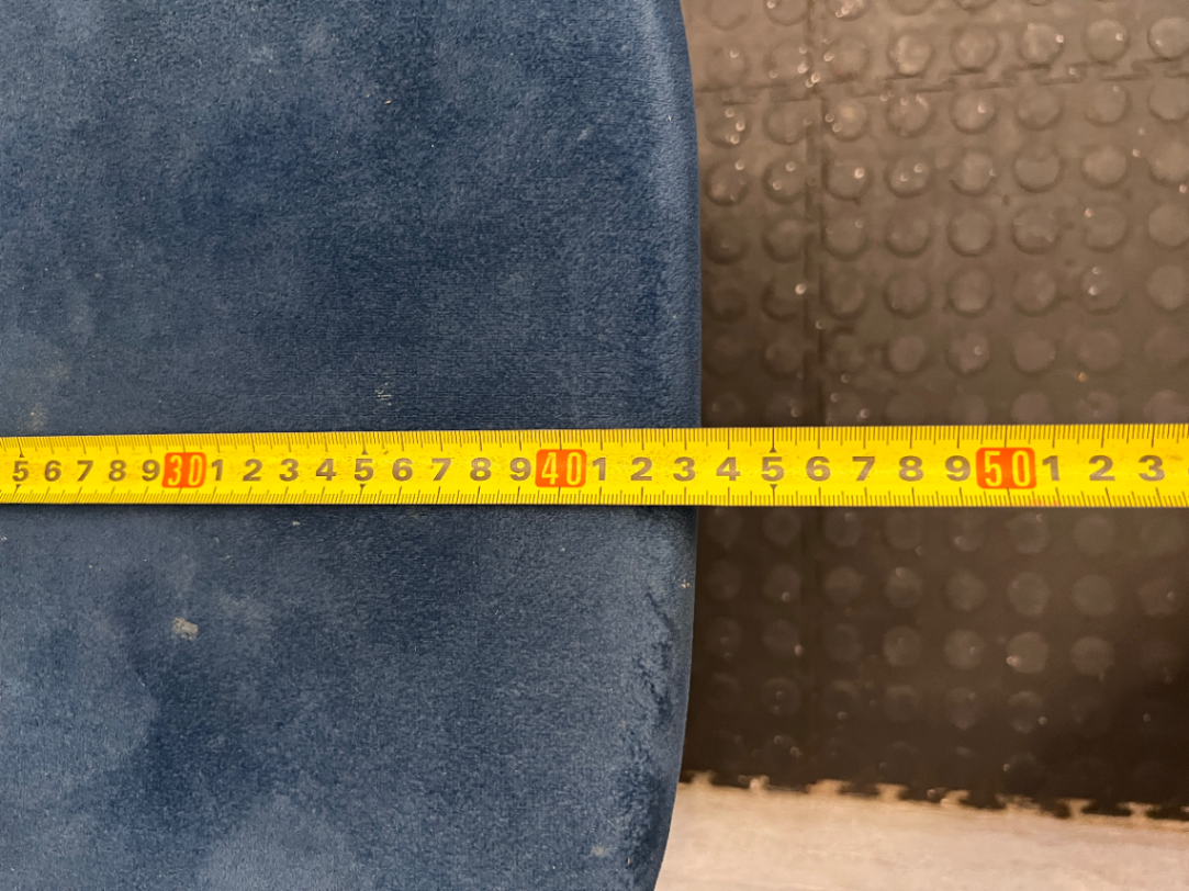 Modern Blue Velvet-Style Accent Chair with Gold Legs - 2ndhandwarehouse.com