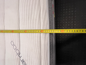 Restonic Firm Orthopaedic Queen Mattress & Base - Excellent Condition - 2ndhandwarehouse.com