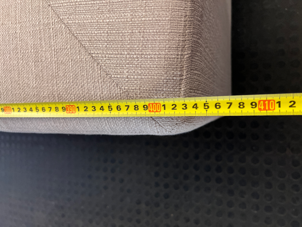 Sofaworx Light Beige Fabric U-Shape Lounge Suite with Ottoman - 2ndhandwarehouse.com