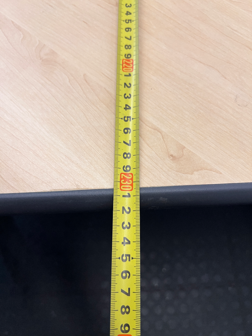 Light Brown L-Shaped Office Desk with 3-Drawer Storage - 2ndhandwarehouse.com