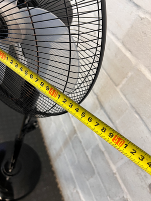 Black Elektra Pedestal Fan - Fair Condition - 2ndhandwarehouse.com