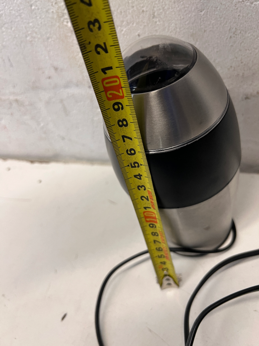Platinum Stainless Steel Coffee Grinder - 2ndhandwarehouse.com