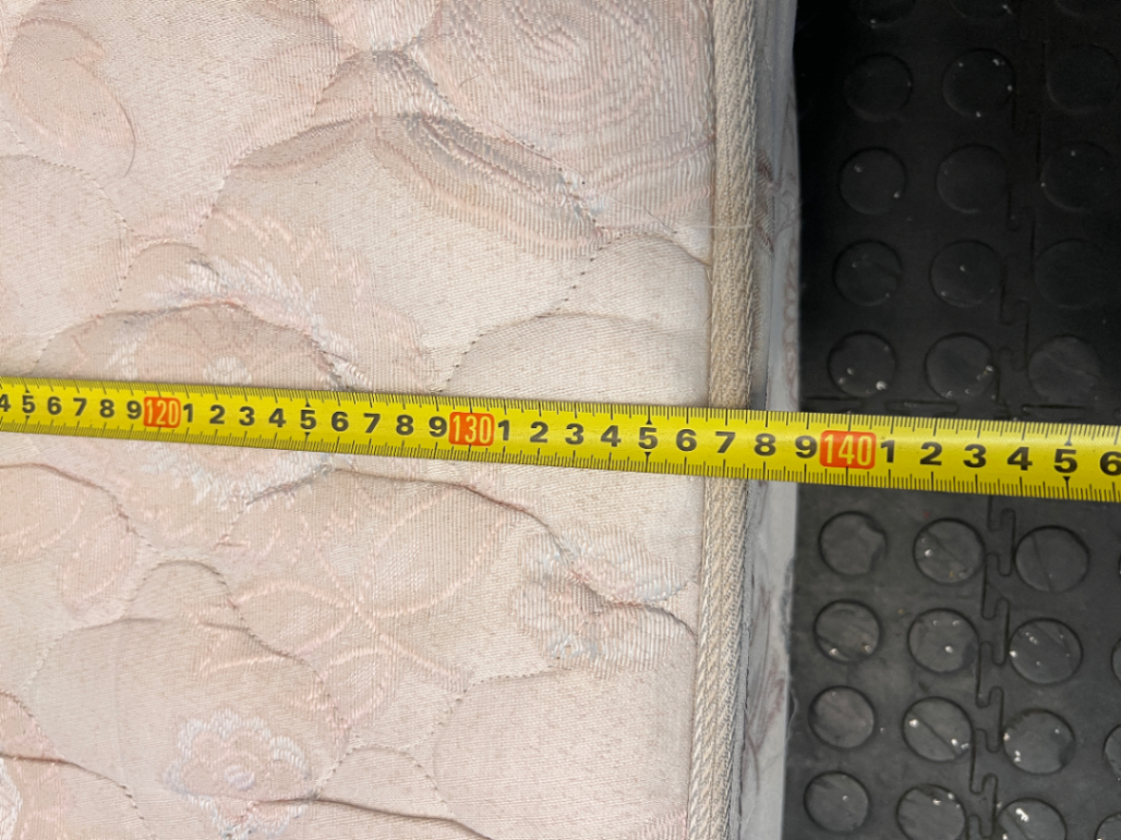 Quilted Double Bed Mattress & Base - Used, Fair Condition - 2ndhandwarehouse.com