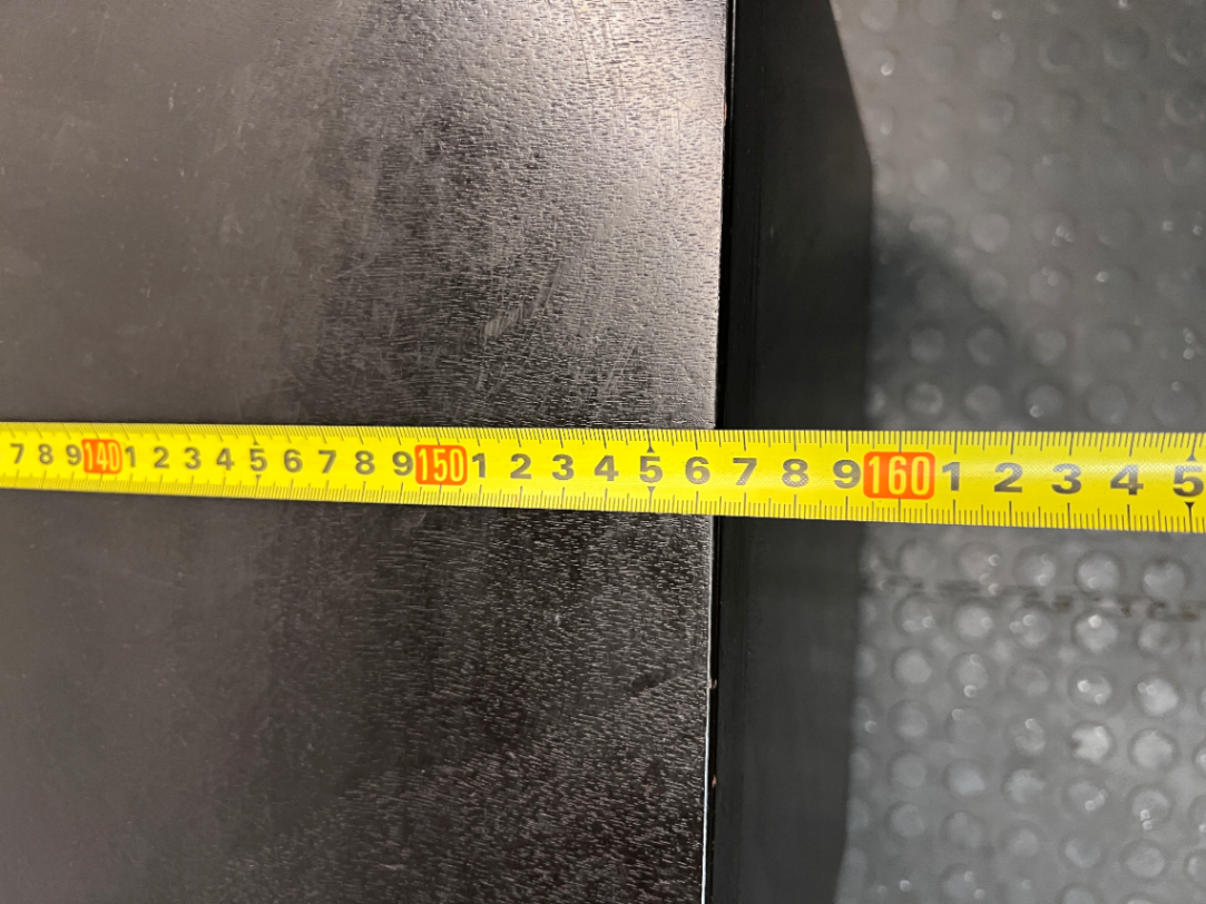 Low Profile TV Unit with Sliding Doors - Minor Scratches on Top - 2ndhandwarehouse.com