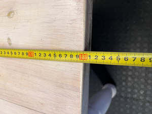 8 Seater White Wash Dining Table - Needs Some Work - 2ndhandwarehouse.com
