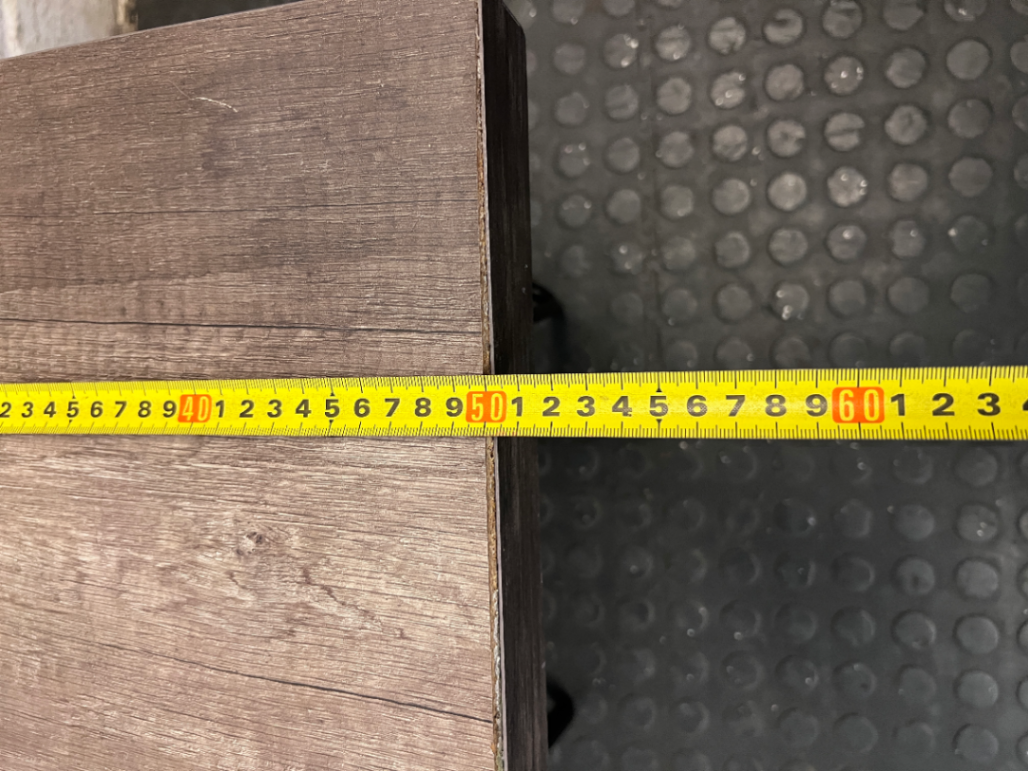 Industrial Style Side Table with Hairpin Legs - Damage to Leg - 2ndhandwarehouse.com