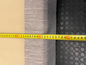 Single Bed Base in Neutral Upholstered Fabric - 2ndhandwarehouse.com