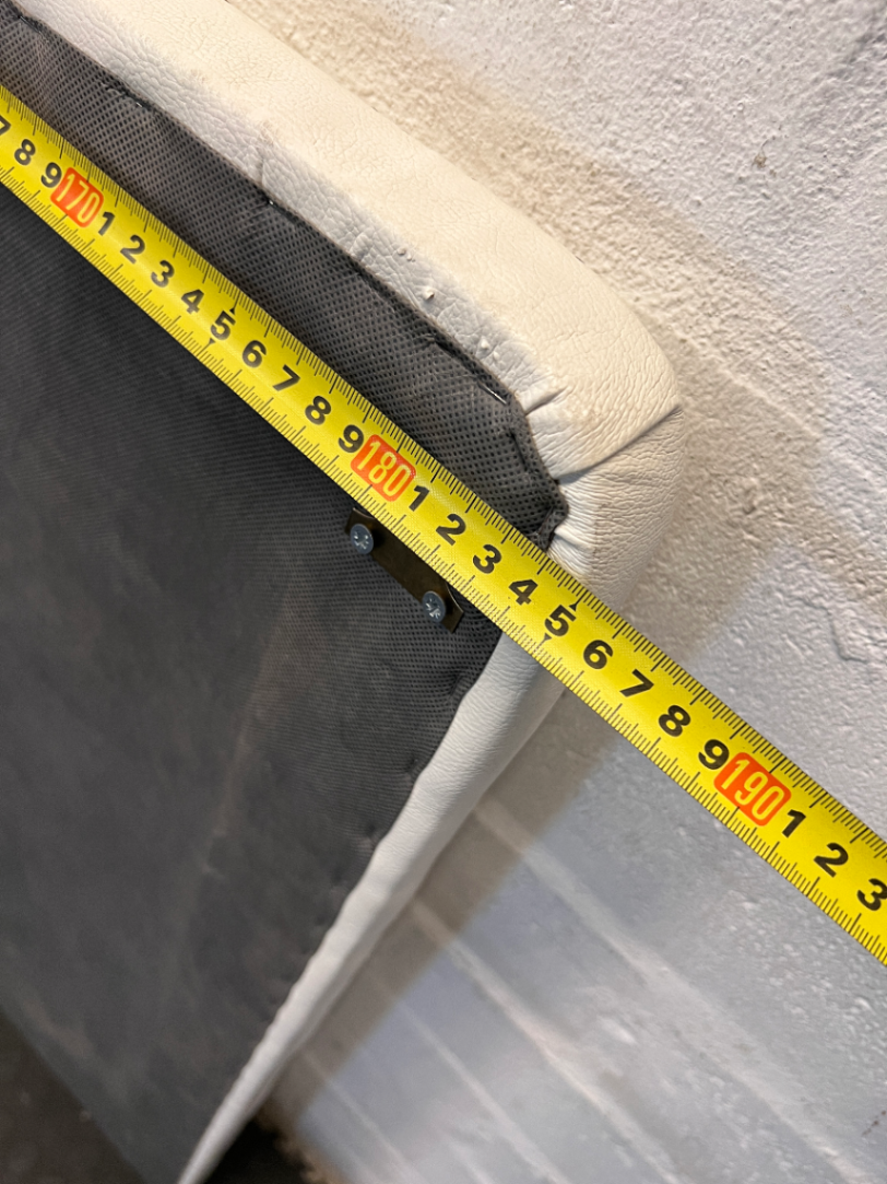 Classic King Leather Headboard with Stud Detailing - 2ndhandwarehouse.com