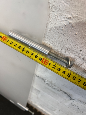 Frosted Acrylic Desk Privacy Divider - Fair Condition with Surface Marks - 2ndhandwarehouse.com
