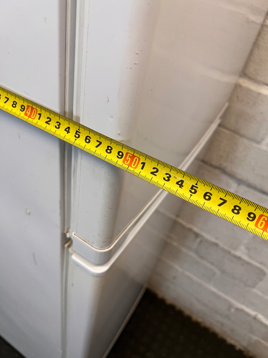 KIC White Top-Mount Fridge Freezer — Internal Light Not Working - 2ndhandwarehouse.com