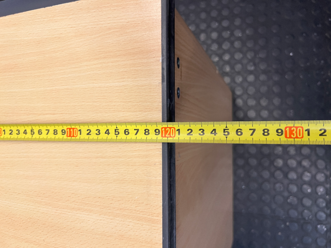 Ergonomic Office Desk with Integrated Pedestal Drawers — Good Working Order with Cable Trays - 2ndhandwarehouse.com