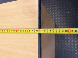 Ergonomic Office Desk with Integrated Pedestal Drawers — Good Working Order with Cable Trays - 2ndhandwarehouse.com