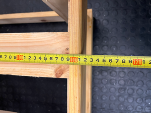 Single Wooden Bed Frame with White Storage Drawers — Good Condition with Minor Dust - 2ndhandwarehouse.com