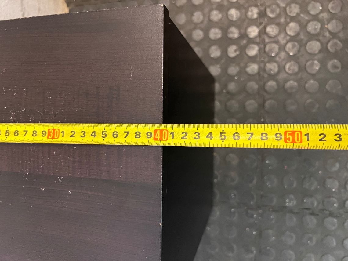 Dark Brown Minimalist Open Shelf Side Table — Well Used Fair C - 2ndhandwarehouse.com