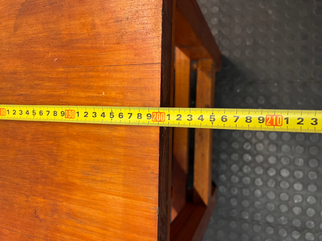 Large Oregon Pine Slatted Sideboard Server — Good Working O - 2ndhandwarehouse.com