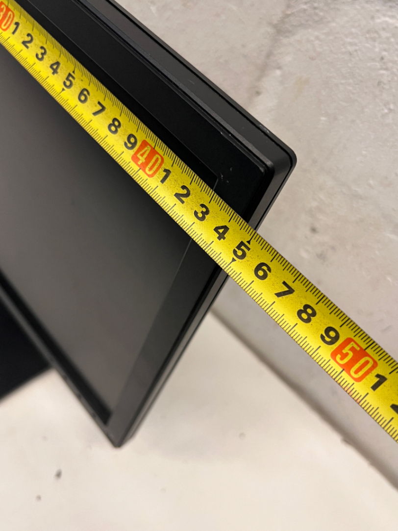 Black Dell Computer Monitor on Pedestal Stand — Good Working O - 2ndhandwarehouse.com