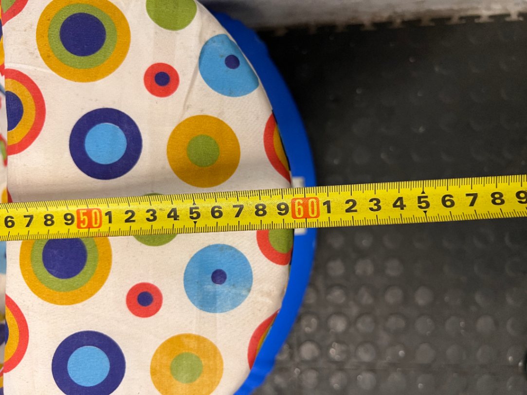Coloured Plastic Baby Walker with Activity Tray — Good Working Order