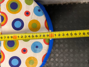 Coloured Plastic Baby Walker with Activity Tray — Good Working Order
