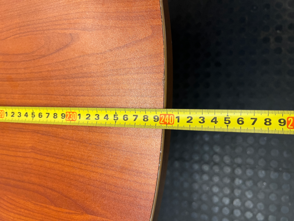 Oval Wood-Tone Boardroom Table — Good Working Order