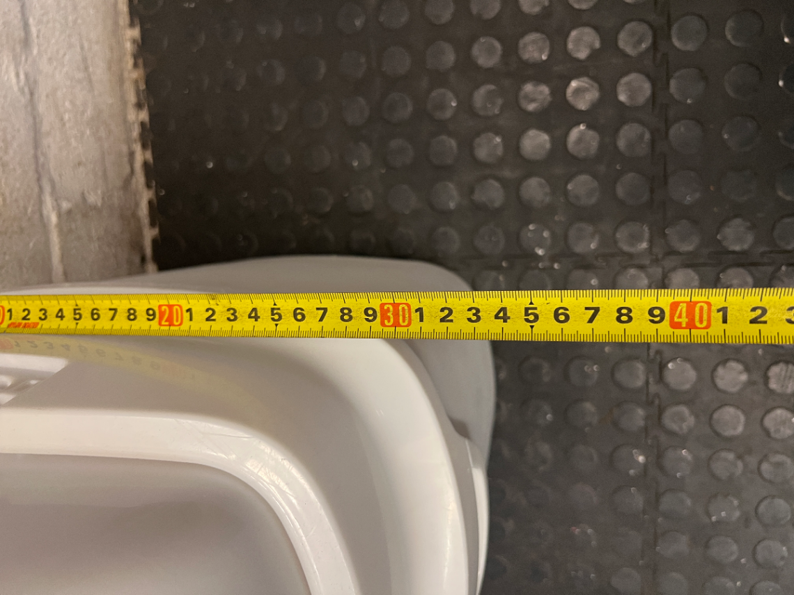 White Rotating Plastic Nappy Bin — Clean and Tested